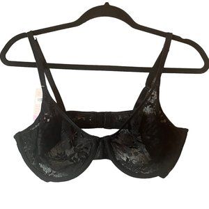 Gilligan O’Malley Intimates Underwire Bra Floral Lace Stretch Black Size 38D New